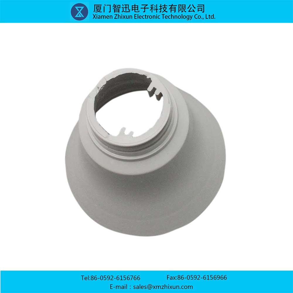 A60 smooth glossy threaded screw-in LED bulb bulb plastic package plastic aluminum lamp cup shell