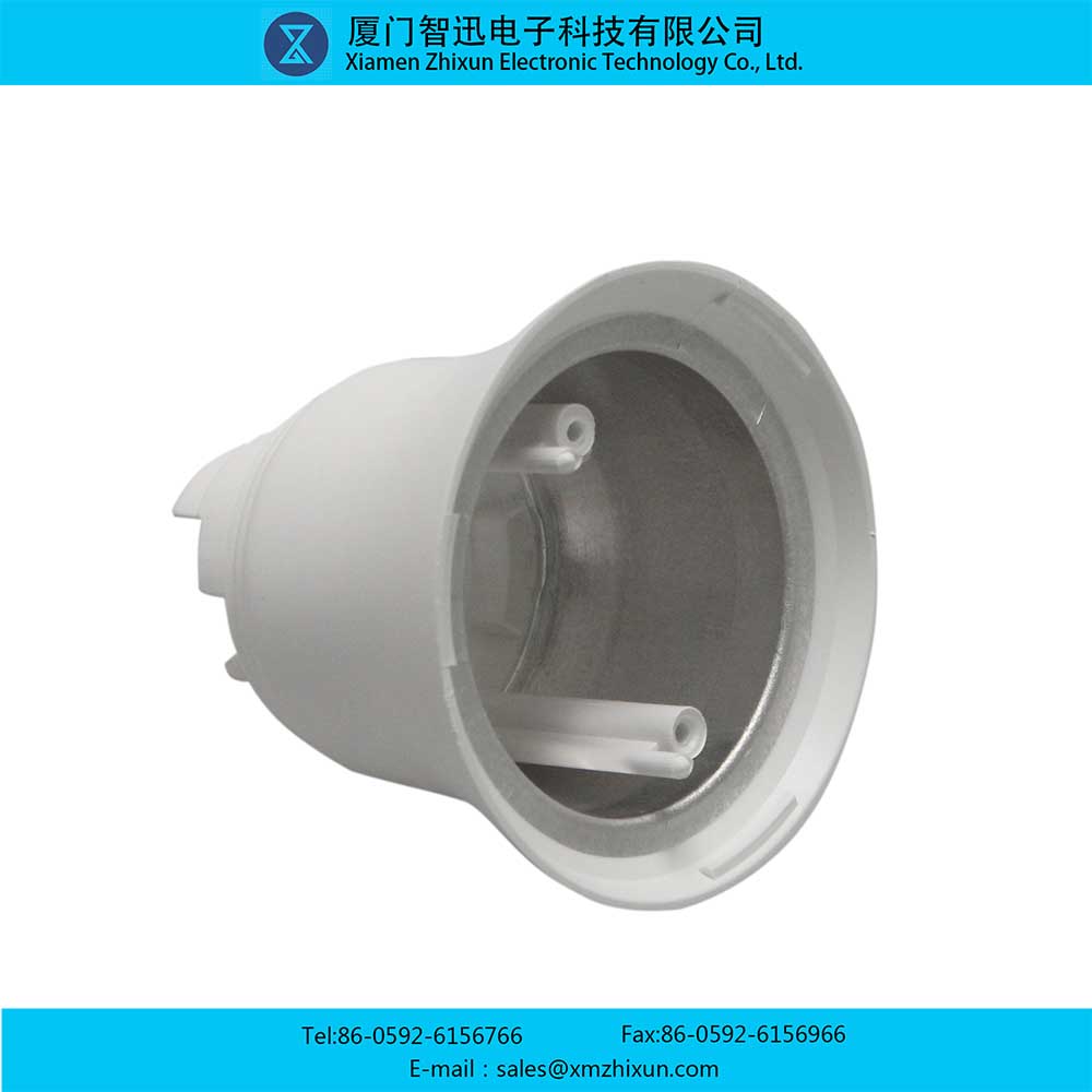 A800 thin section white PBT spherical bulb LED home energy-saving lighting lamp shell plastic package aluminum stamping injection lamp cup shell