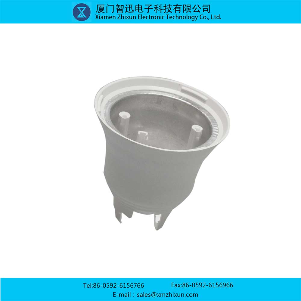 A810 thread buckle household energy-saving lighting white PBT plastic LED bulb lamp cup shell plastic aluminum