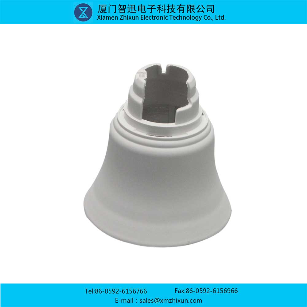 A810 thread buckle household energy-saving lighting white PBT plastic LED bulb lamp cup shell plastic aluminum