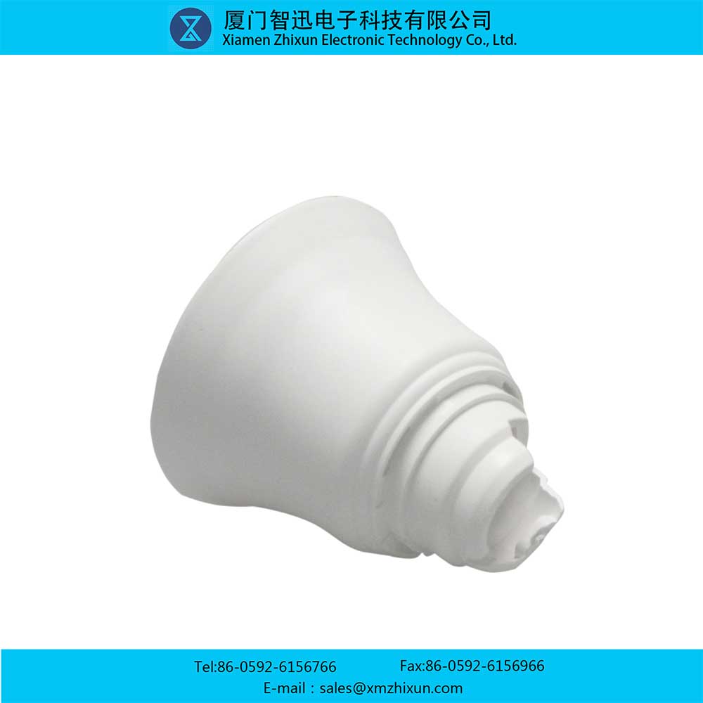 A810 thread buckle household energy-saving lighting white PBT plastic LED bulb lamp cup shell plastic aluminum