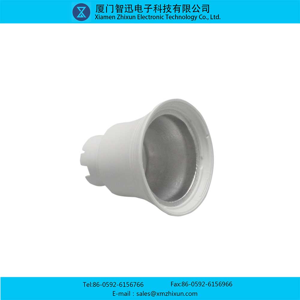 GN-A65 Threaded LED Bulbs PBT Lamp Case Kit Plastic Bag Aluminum Lamp Cup White