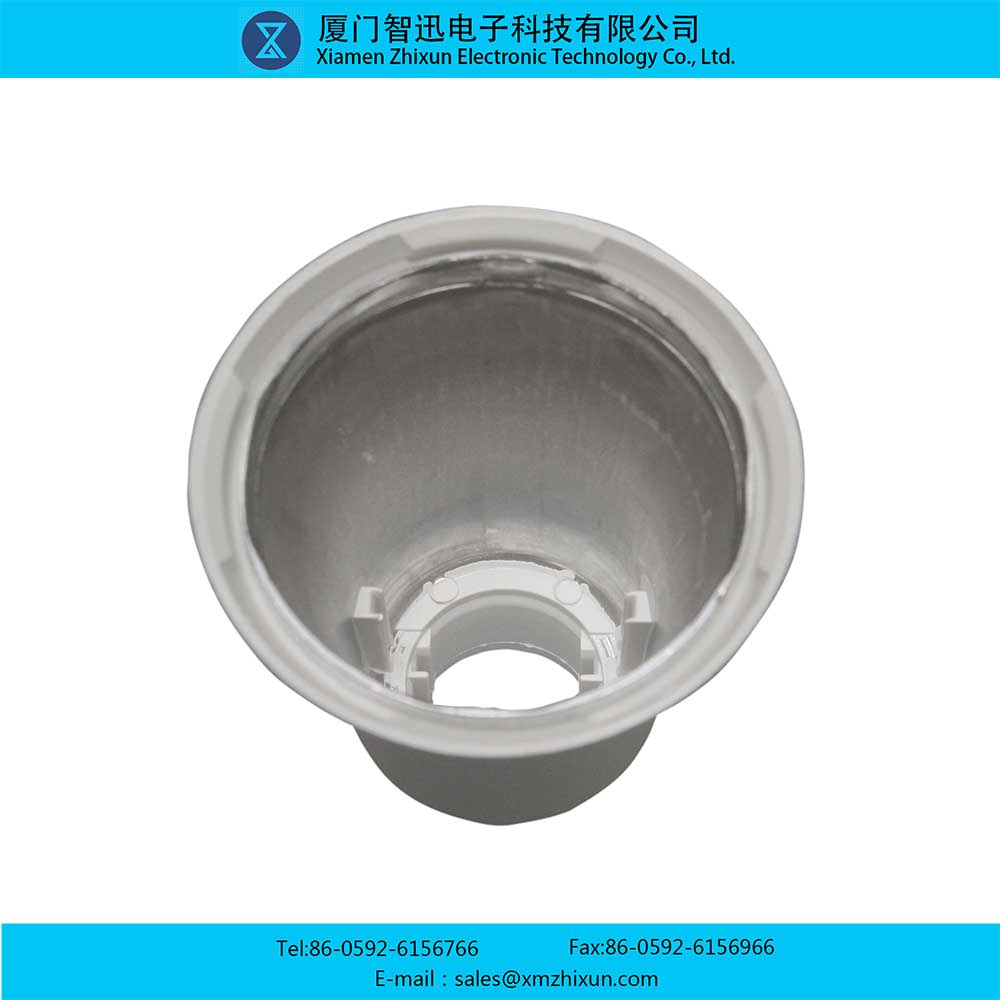 LED-15123 smooth surface PBT spherical bulb lamp housing household lighting energy-saving lamp cup plastic package aluminum components