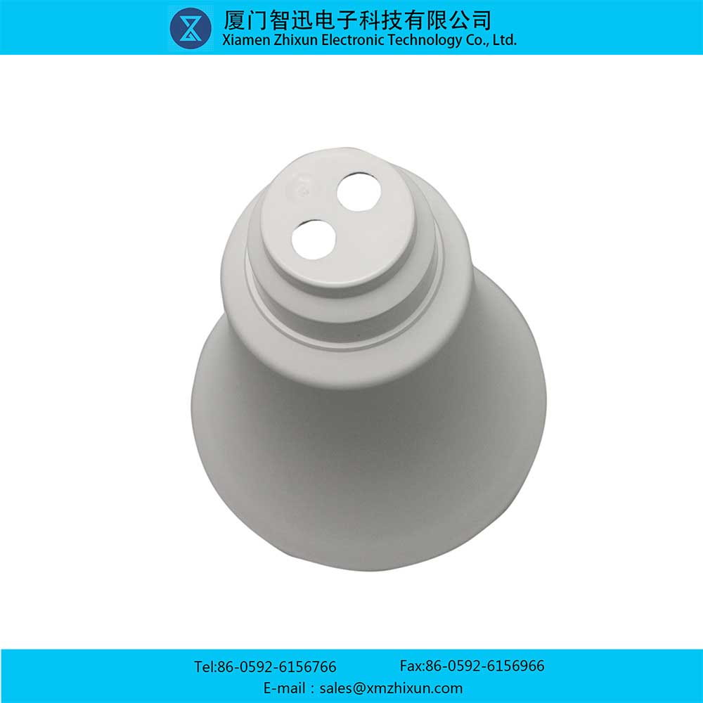 LED-15123-B22 smooth surface white PBT pin ball bulb household energy saving lamp shell lamp cup assembly plastic aluminum