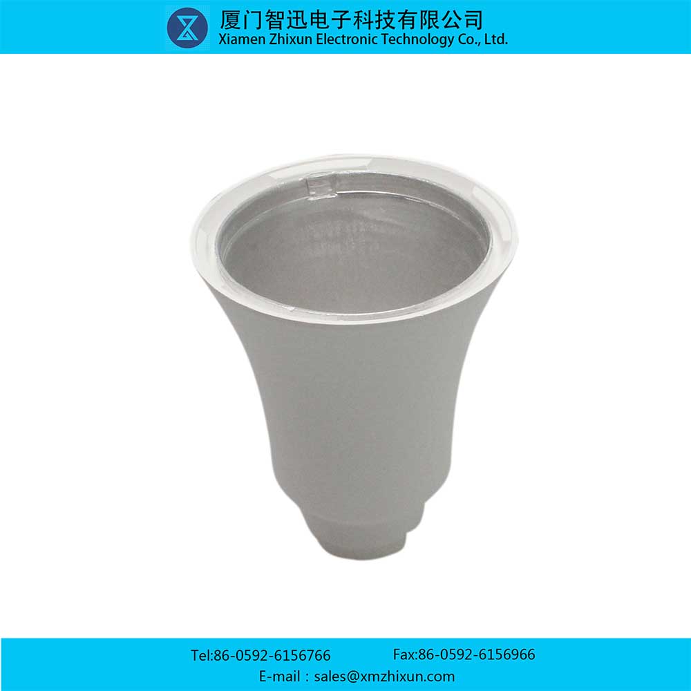 LED-15123-B22 smooth surface white PBT pin ball bulb household energy saving lamp shell lamp cup assembly plastic aluminum