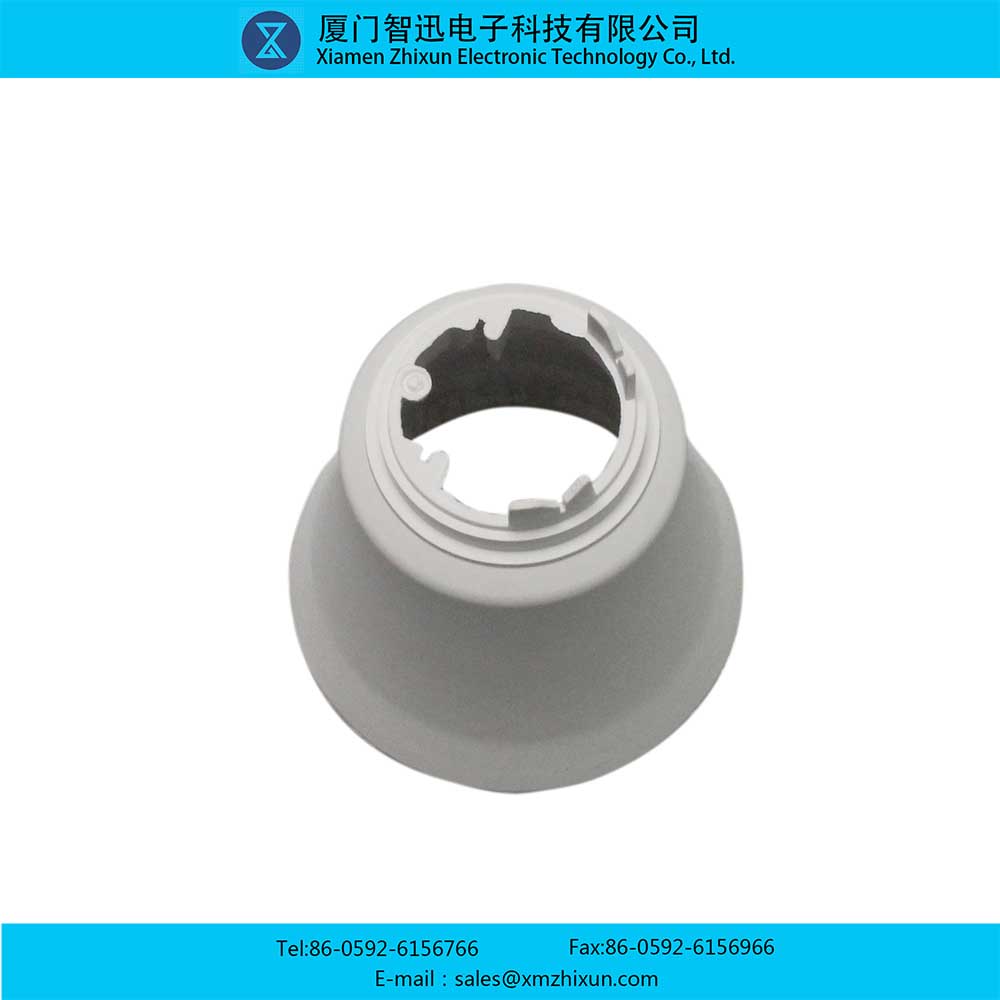 LED-17125 (GE-N8) household energy-saving lighting lamp housing lamp cup lamp holder PBT plastic bag aluminum white