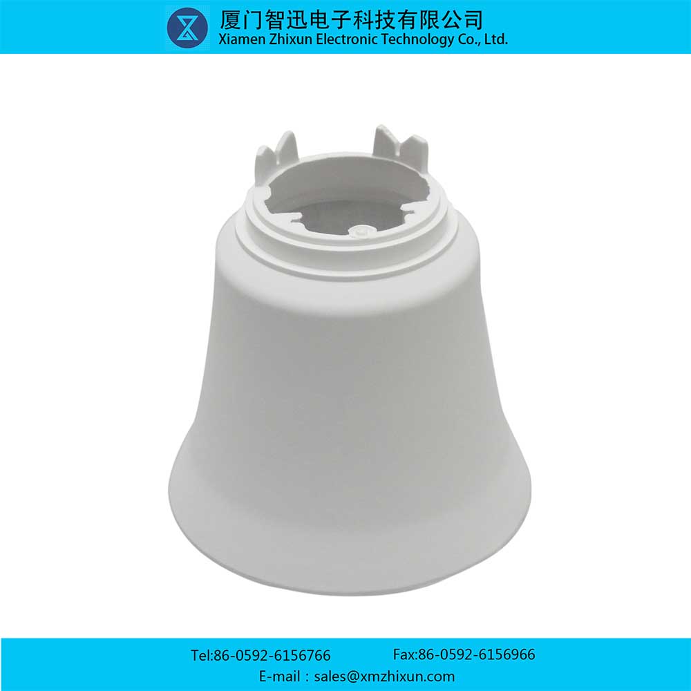 LED-17125 (GE-N8) household energy-saving lighting lamp housing lamp cup lamp holder PBT plastic bag aluminum white