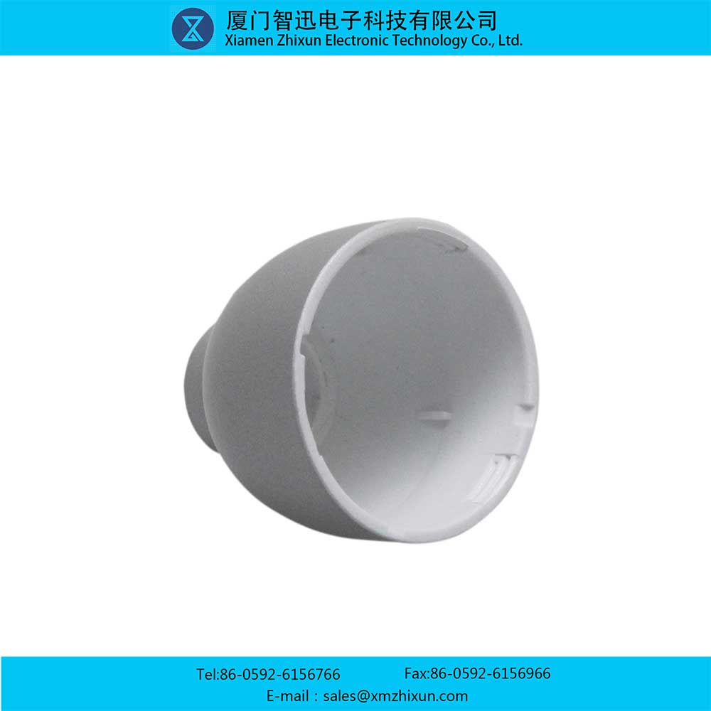 C37 candle light PBT paint plastic shell LED decorative lighting kit lamp shell lamp holder lamp cup silver gray