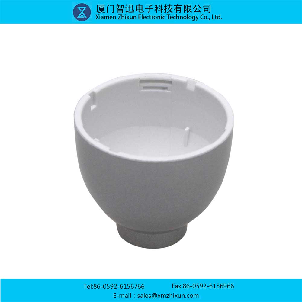 C37 candle light PBT paint plastic shell LED decorative lighting kit lamp shell lamp holder lamp cup silver gray