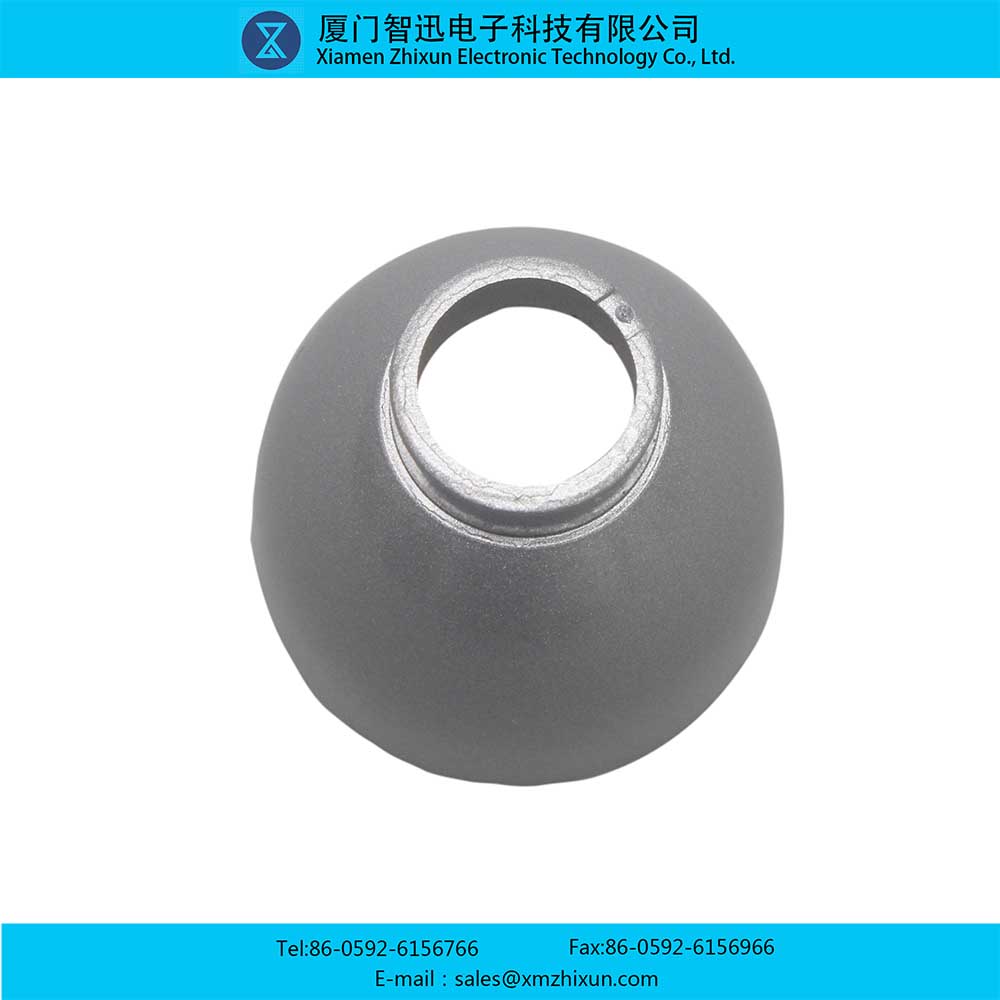 C37 candle light PBT paint plastic shell LED decorative lighting kit lamp shell lamp holder lamp cup silver gray