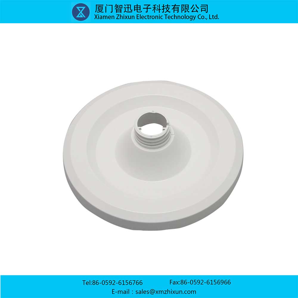 LED home office lighting PBT smooth surface pure white mushroom lamp D125 under cover lamp shell kit lamp holder lamp cup flat