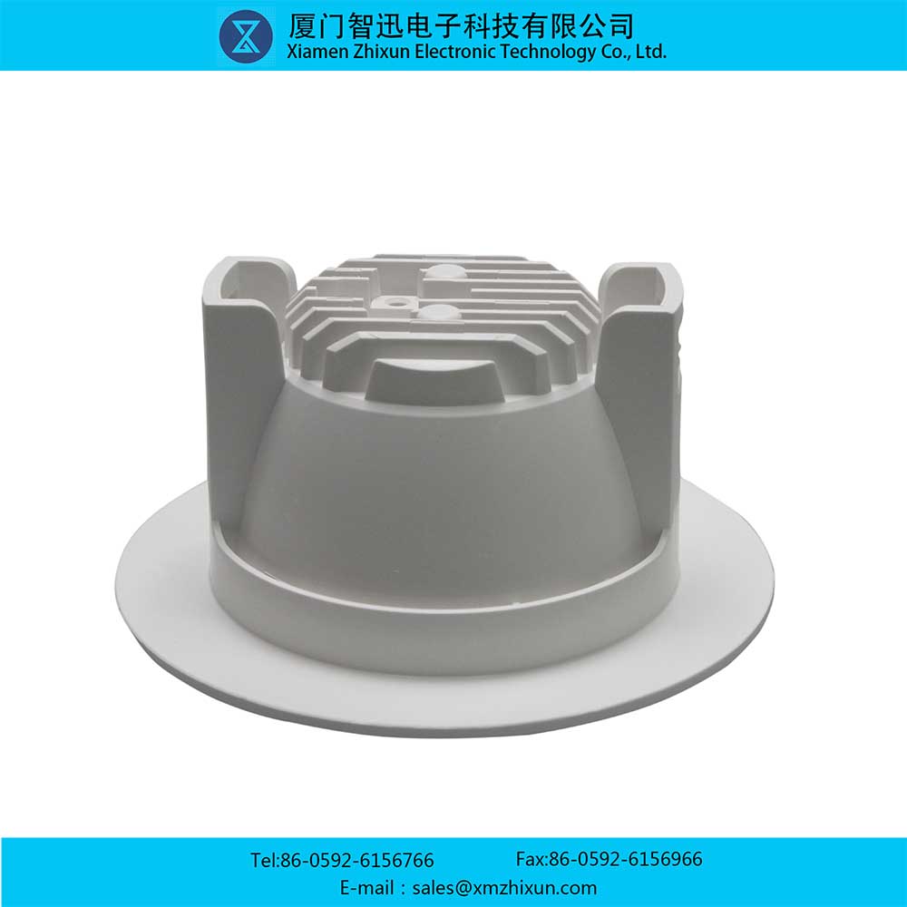Indoor lighting energy saving LED 2.5 inch ceiling downlight housing PBT pure white frosted lamp shell assembly lamp holder lamp cup