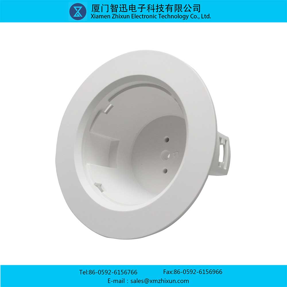 Indoor lighting energy saving LED 2.5 inch ceiling downlight housing PBT pure white frosted lamp shell assembly lamp holder lamp cup