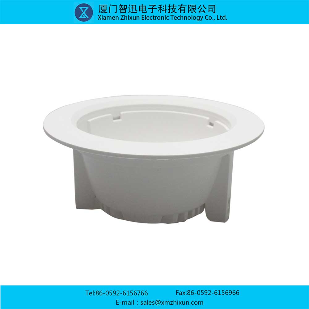 PBT pure white durable home indoor office ceiling downlight LED energy saving lamp cup lamp holder lamp shell assembly 3 inch housing