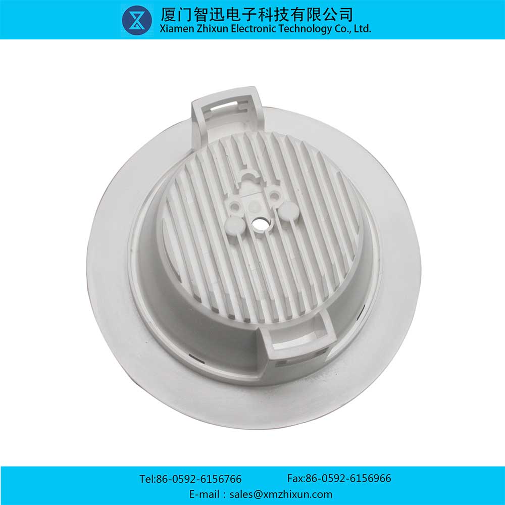 PBT pure white durable home indoor office ceiling downlight LED energy saving lamp cup lamp holder lamp shell assembly 3 inch housing